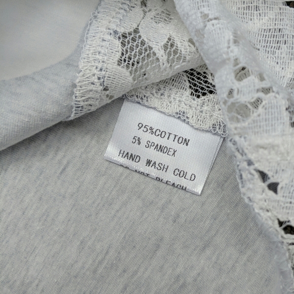 Wonderland Polka Dot and Lace Top - Picture 8 of 8